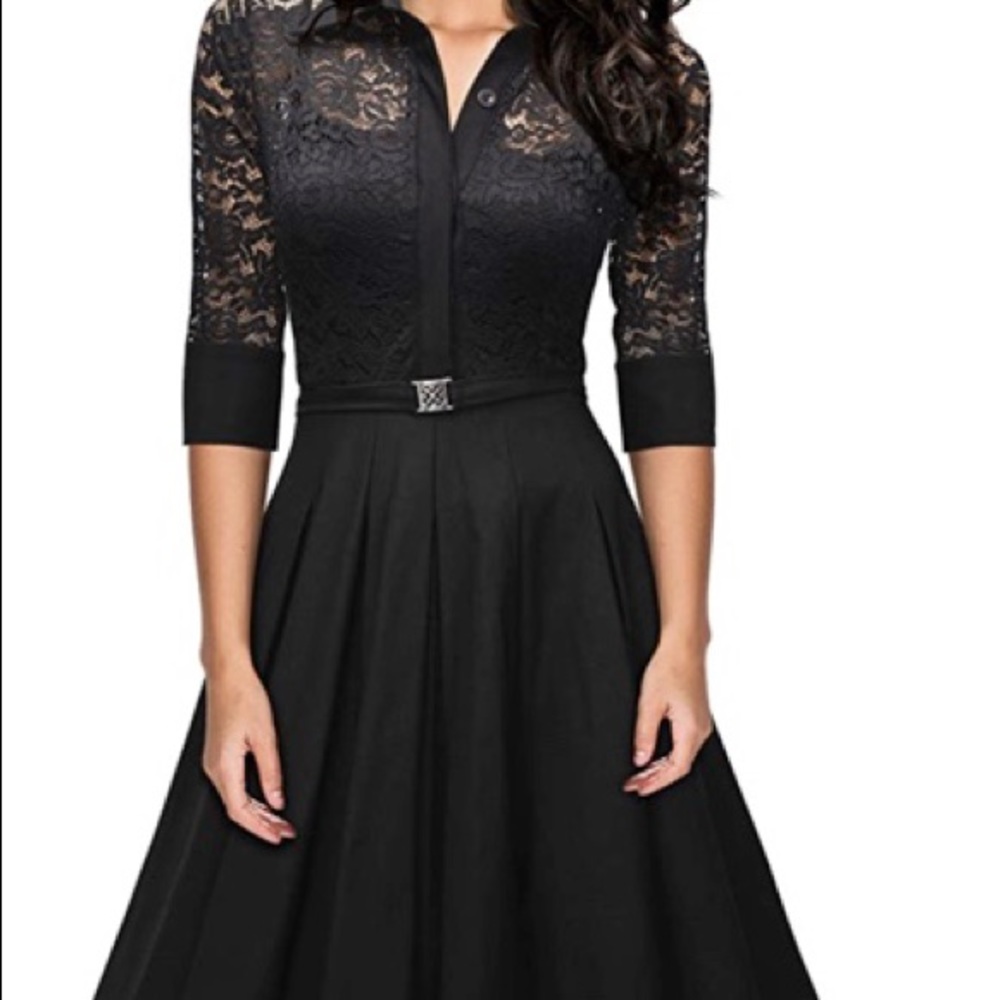 Missmay Women’s Vintage Lace 1950’s Style Dress